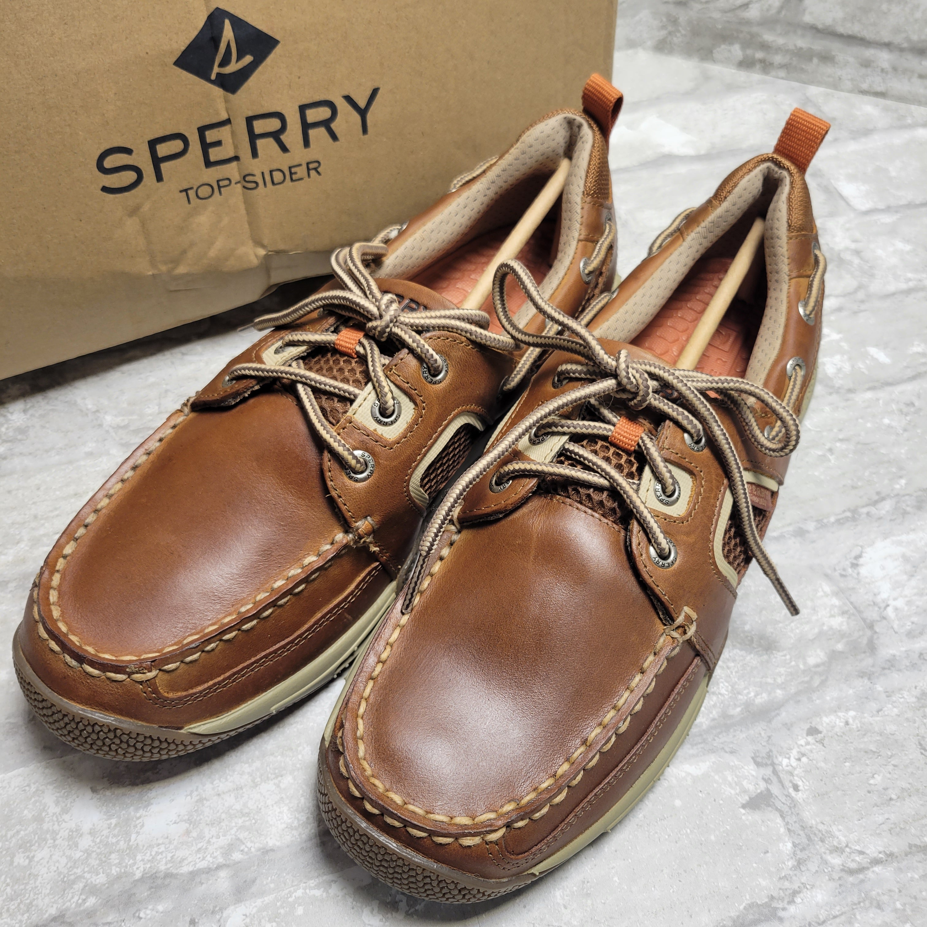Sperry Men's Sea Kite Sport Moc Boat Shoe - Tan 9M (8086723363054)